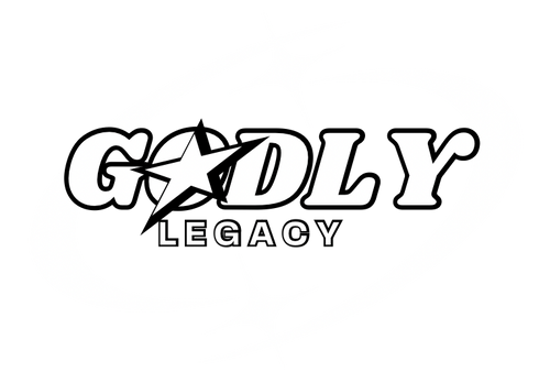 Black logo with 'GODLY LEGACY' text on a white background